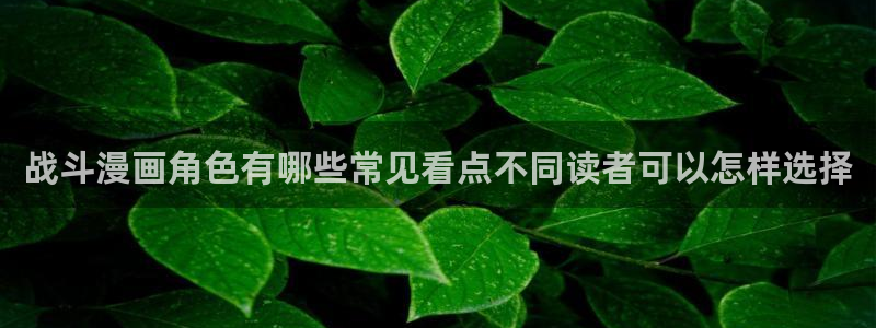 漫画免费网站大全：战斗漫画角色有哪些常见看点不同读者可以怎样选择